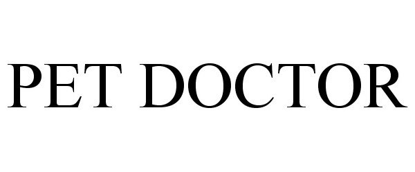  PET DOCTOR
