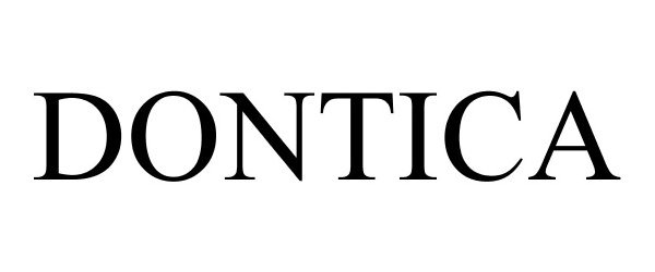 Trademark Logo DONTICA