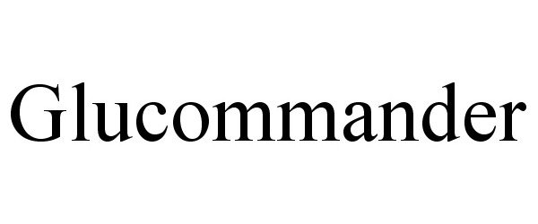 Trademark Logo GLUCOMMANDER