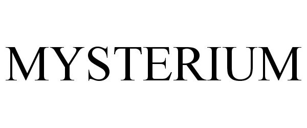 Trademark Logo MYSTERIUM