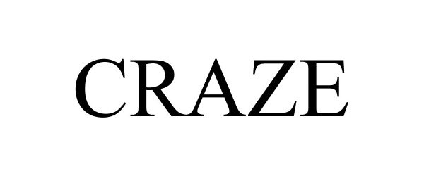 Trademark Logo CRAZE