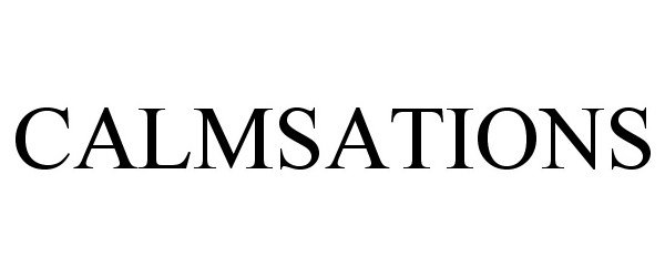 Trademark Logo CALMSATIONS