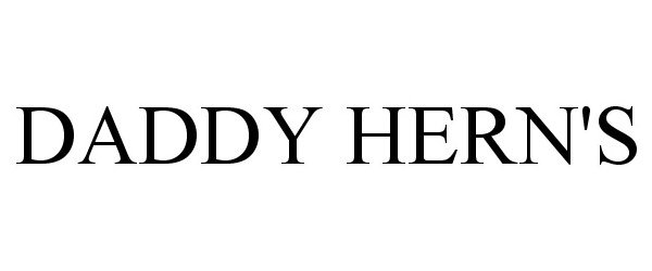 Trademark Logo DADDY HERN'S