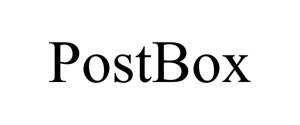 Trademark Logo POSTBOX