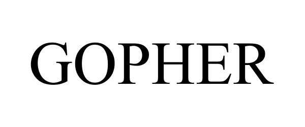 Trademark Logo GOPHER