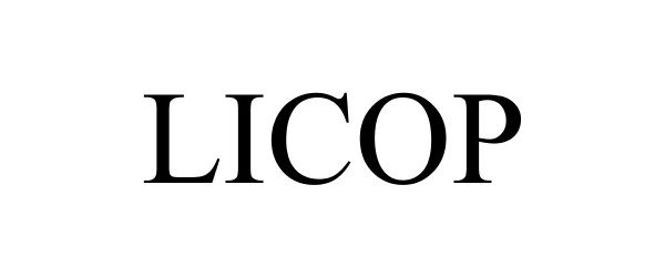 Trademark Logo LICOP