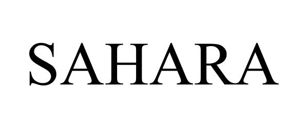 Trademark Logo SAHARA