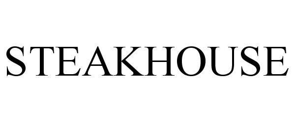 Trademark Logo STEAKHOUSE