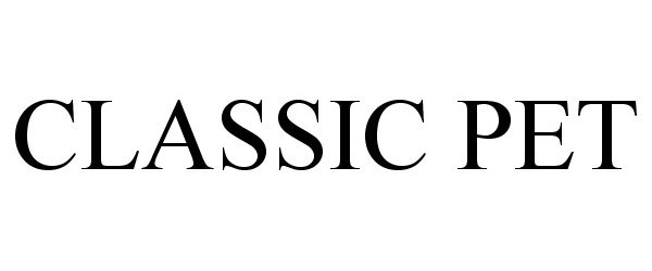 Trademark Logo CLASSIC PET