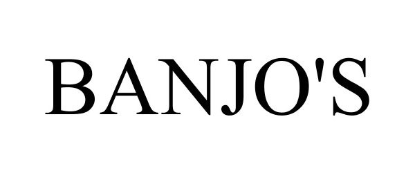 Trademark Logo BANJO'S