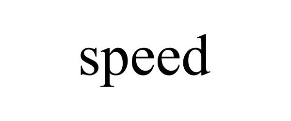 Trademark Logo SPEED