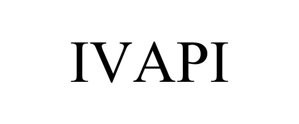 Trademark Logo IVAPI