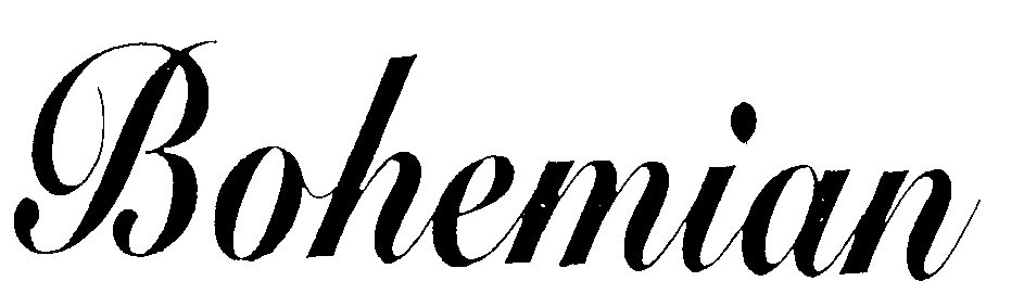 Trademark Logo BOHEMIAN