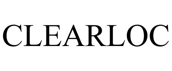 Trademark Logo CLEARLOC