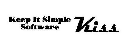 Trademark Logo KEEP IT SIMPLE SOFTWARE KISS
