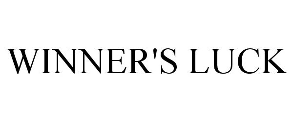 Trademark Logo WINNER'S LUCK