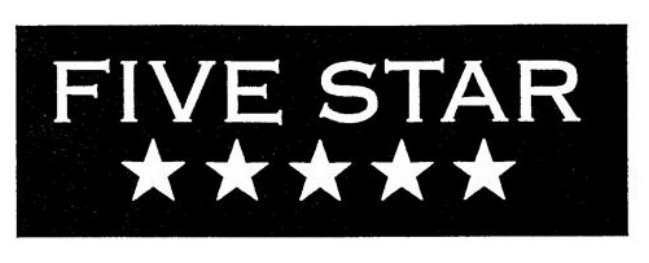 Trademark Logo FIVE STAR