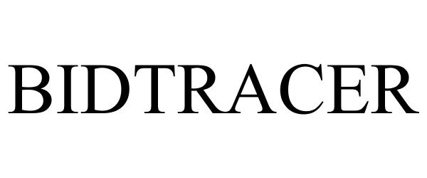 Trademark Logo BIDTRACER
