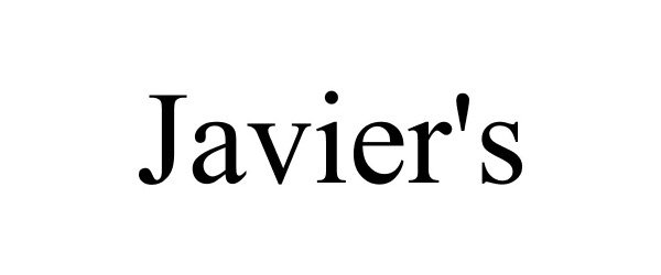 Trademark Logo JAVIER'S