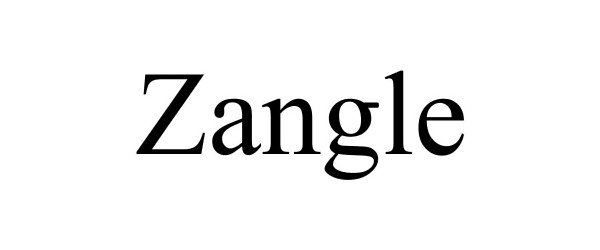 Trademark Logo ZANGLE