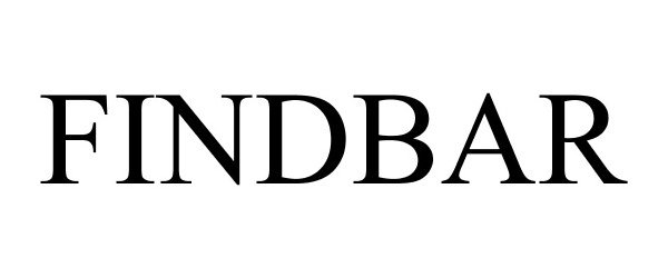 Trademark Logo FINDBAR