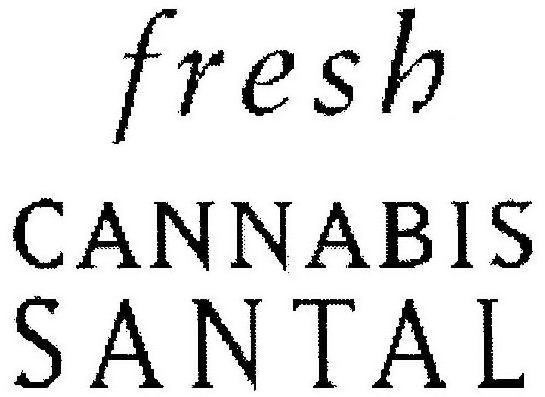 Trademark Logo FRESH CANNABIS SANTAL