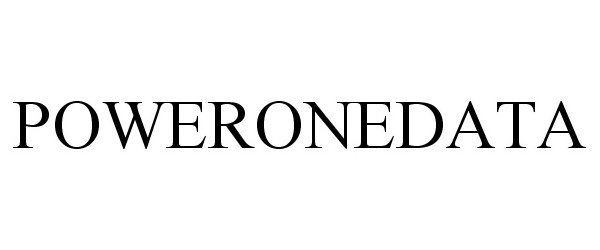 Trademark Logo POWERONEDATA
