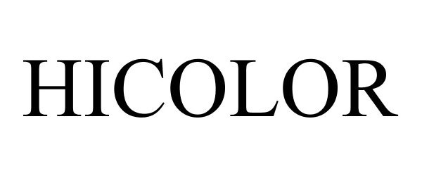 Trademark Logo HICOLOR