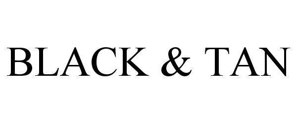  BLACK &amp; TAN