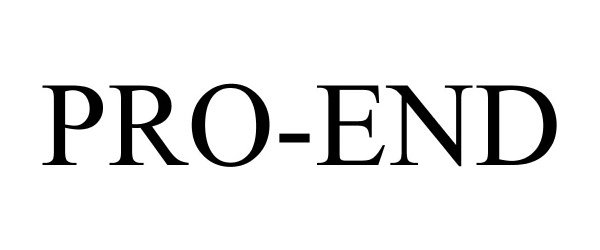 Trademark Logo PRO-END