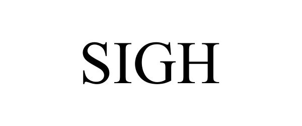 Trademark Logo SIGH