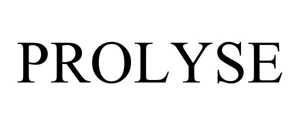Trademark Logo PROLYSE