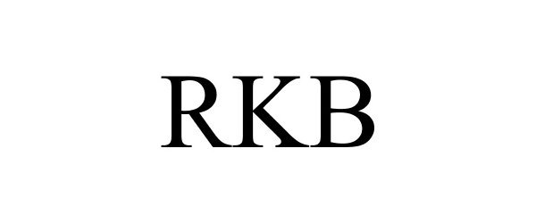 Trademark Logo RKB