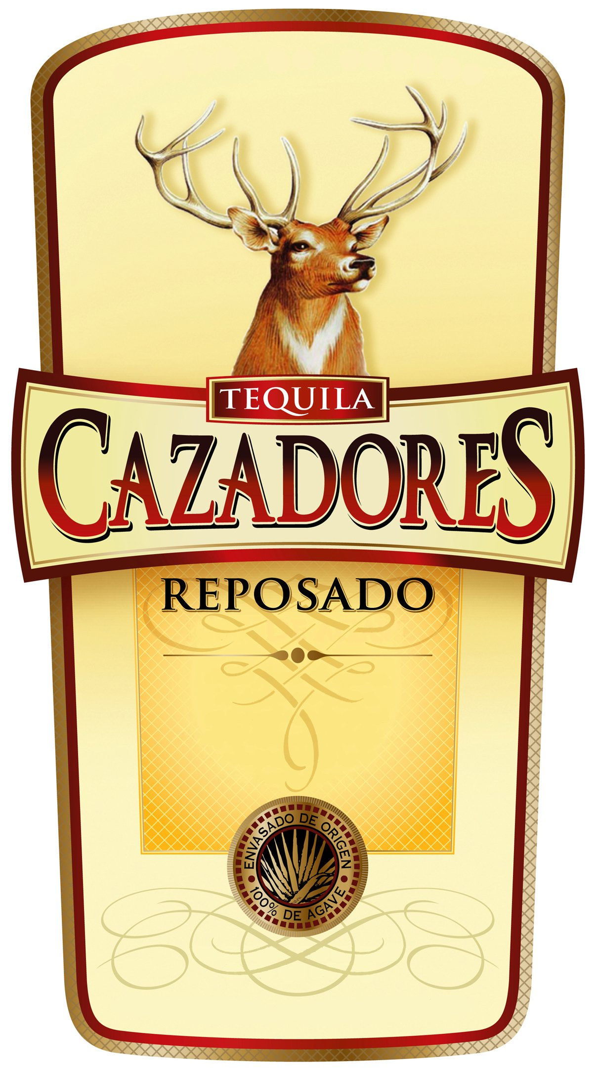  TEQUILA CAZADORES REPOSADO ENVASADO DE ORIGEN 100% DE AGAVE