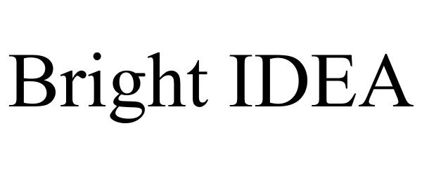 Trademark Logo BRIGHT IDEA