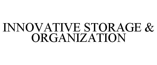  INNOVATIVE STORAGE &amp; ORGANIZATION