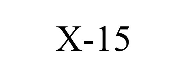 Trademark Logo X-15