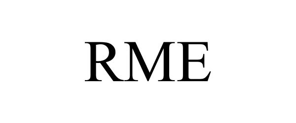 Trademark Logo RME