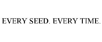  EVERY SEED. EVERY TIME.