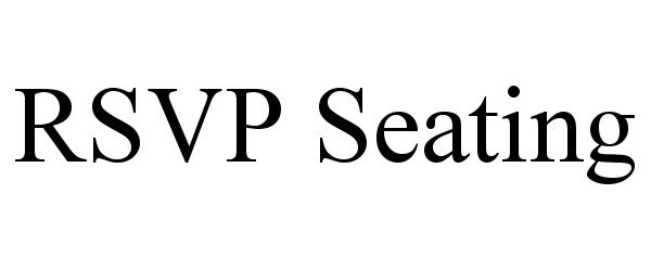  RSVP SEATING