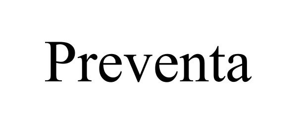 Trademark Logo PREVENTA