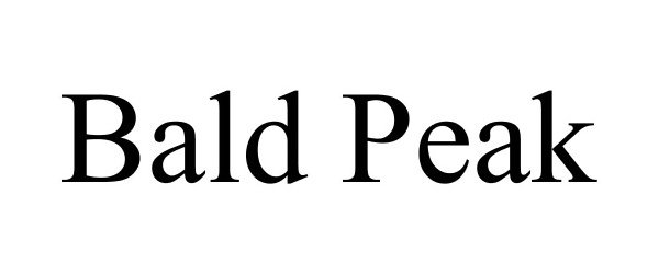 Trademark Logo BALD PEAK