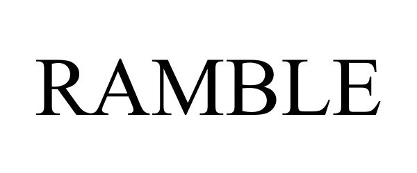 Trademark Logo RAMBLE