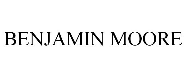 Trademark Logo BENJAMIN MOORE
