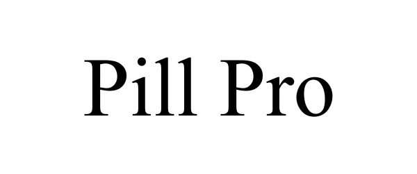 Trademark Logo PILL PRO