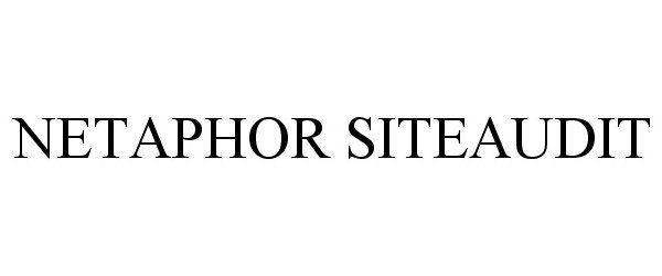  NETAPHOR SITEAUDIT