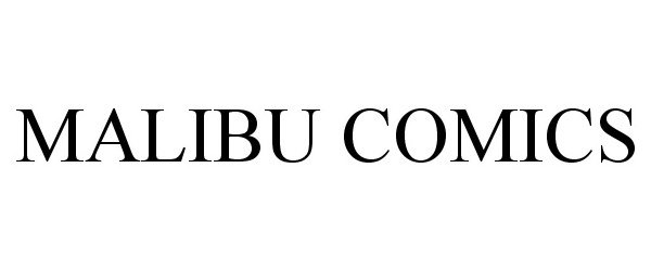 Trademark Logo MALIBU COMICS