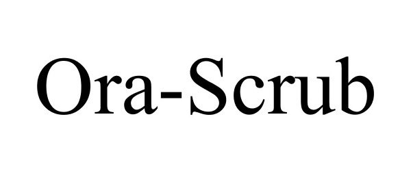 Trademark Logo ORA-SCRUB