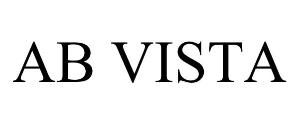 Trademark Logo AB VISTA
