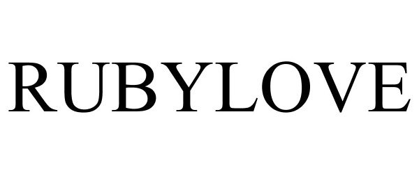 Trademark Logo RUBYLOVE